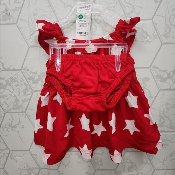 New Girls Summer Patriotic 4th July outfit bundle, size NB - Picture 6 of 6